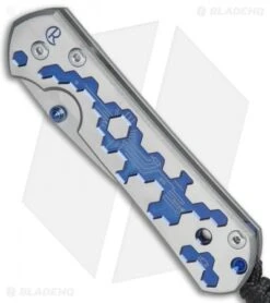 Chris Reeve Small Sebenza 21 Knife CGG Small Circuits (2.94" Stonewash) -Benchmadess Zone Chris Reeve Small Sebenza 21 CGG small circuits satin BHQ 80793 er spine