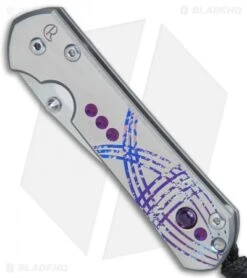Chris Reeve Small Sebenza 21 Graphic Amethyst Unique (2.9" Satin) 9/21/17 -Benchmadess Zone Chris Reeve Small Sebenza 21 Graphic Amethyst Unique Satin BHQ 76604 er spine