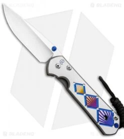 Chris Reeve Small Sebenza 21 Knife Unique Graphic Diamond (2.94" Satin)