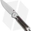 Chris Reeve Small Sebenza 21 Knife W/ Macassar Ebony Inlays (2.94" Plain)
