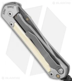 Chris Reeve Small Sebenza 21 Knife W/ Mammoth Inlays (2.94" Rain Drop Damascus) -Benchmadess Zone Chris Reeve Small Sebenza 21 Mammoth rain drop damascus BHQ 76798 er side