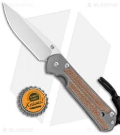 Chris Reeve Small Sebenza 21 Knife W/ Natural Micarta Inlays (2.94" Satin) -Benchmadess Zone Chris Reeve Small Sebenza 21 Natural Micarta Inlays SW BHQ 94268 jr bottlecap