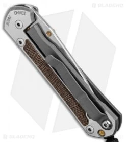 Chris Reeve Small Sebenza 21 Folding Knife W/ Striped Platan (2.94" Satin) -Benchmadess Zone Chris Reeve Small Sebenza 21 Striped Platan Satin BHQ 80789 er side