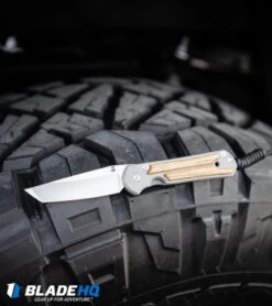 Chris Reeve Small Sebenza 21 Tanto Knife W/ Natural Micarta Inlays (2.94" SW) -Benchmadess Zone Chris Reeve Small Sebenza 21 Tanto Knife Natural Micarta Inlays SW BHQ 94284 kp tire web