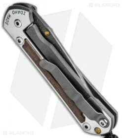 Chris Reeve Small Sebenza 31 Knife Bog Oak (2.94" Boomerang Damascus) -Benchmadess Zone Chris Reeve Small Sebenza 31 Bog Oak Boomerang Damascus BHQ 118844 jr side