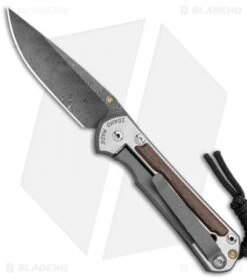 Chris Reeve Left Hand Small Sebenza 31 Knife Bog Oak (2.94" Boomerang Damascus) -Benchmadess Zone Chris Reeve Small Sebenza 31 Bog Oak Boomerang Damascus Left BHQ 117970 jr left