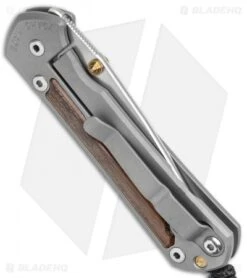 Chris Reeve Small Sebenza 31 Knife Bog Oak Double Lug Knife (2.94" SW) -Benchmadess Zone Chris Reeve Small Sebenza 31 Bog Oak Double Lug SW BHQ 98990 jr side