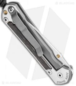 Chris Reeve Left Hand Small Sebenza 31 Bog Oak (2.94" Stonewash) S31-1101 -Benchmadess Zone Chris Reeve Small Sebenza 31 Bog Oak Inlay Left Hand S31 1101 BHQ 118814 jr side