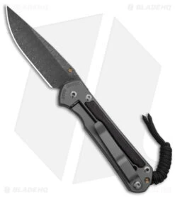 Chris Reeve Left Hand Small Sebenza 31 Bog Oak (3" Ladder Damascus) -Benchmadess Zone Chris Reeve Small Sebenza 31 Bog Oak Ladder Damascus Left Hand BHQ 98992 td right side