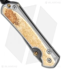 Chris Reeve Left Hand Small Sebenza 31 Knife Box Elder (2.94" Boomerang Dam.) -Benchmadess Zone Chris Reeve Small Sebenza 31 Box Elder Boomerang Damascus Left BHQ 117973 jr spine