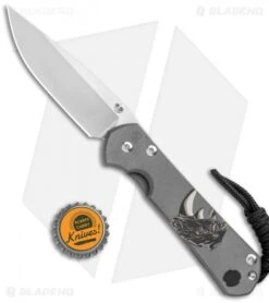 Chris Reeve Small Sebenza 31 Knife CGG Rhino (2.94" Stonewash) -Benchmadess Zone Chris Reeve Small Sebenza 31 CGG Rhino SW S31 1500 BHQ 118813 jr bottlecap