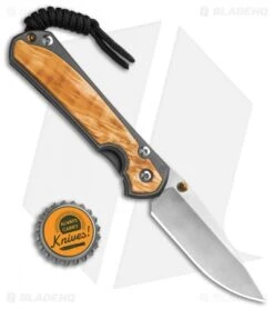 Chris Reeve Left Hand Small Sebenza 31 Frame Lock Knife Box Elder (2.94" SW) -Benchmadess Zone Chris Reeve Small Sebenza 31 Frame Lock Knife Box Elder 2in 94cm Stone wash LH BHQ 138476 td size