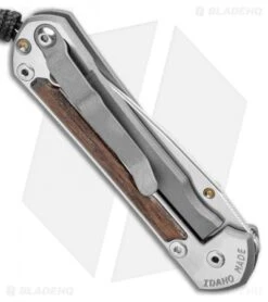 Chris Reeve Left Hand Small Sebenza 31 Knife Bog Oak (2.94" Stonewash) -Benchmadess Zone Chris Reeve Small Sebenza 31 Knife Bog Oak 2.94 Stonewash BHQ 98989 LS Side