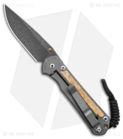 Chris Reeve Left Hand Small Sebenza 31 Frame Lock Knife Box Elder (3" Raindrop) -Benchmadess Zone Chris Reeve Small Sebenza 31 Knife Box Elder LH 3in Raindrop Dama BHQ 98995 td right