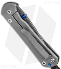 Chris Reeve Small Sebenza 31 Knife Titanium Double Lug (2.94" Damascus) -Benchmadess Zone Chris Reeve Small Sebenza 31 Knife Ti Double Lug Boomerang Damascus BHQ 135696 jr side