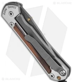 Chris Reeve Small Sebenza 31 Macassar Ebony (2.94" Boomerang Damascus) -Benchmadess Zone Chris Reeve Small Sebenza 31 Macassar Ebony Boomerang Damascus BHQ 118518 jr side