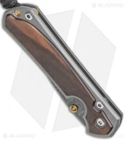 Chris Reeve Left Hand Small Sebenza 31 Knife Macassar Ebony Ladder Damascus -Benchmadess Zone Chris Reeve Small Sebenza 31 Macassar Ebony Ladder Damascus Left Handed BHQ 99006 jr spine