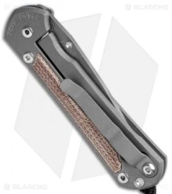 Chris Reeve Small Sebenza 31 Natural Micarta Raindrop Damascus -Benchmadess Zone Chris Reeve Small Sebenza 31 Natural Micarta Raindrop Damascus BHQ 98984 jr side