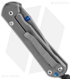 Chris Reeve Small Sebenza 31 Knife Titanium Double Lug (2.94" Raindrop Damascus) -Benchmadess Zone Chris Reeve Small Sebenza 31 Ti Double Thumb Lug Raindrop Damascus BHQ 99031 jr side