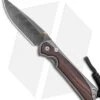Chris Reeve Small Sebenza 31 Macassar Ebony Double Lug Knife (3.25" Damascus) -Benchmadess Zone Chris Reeve Small Sebenza 31 Ti Macassar Ebony Double Thumb Lug Damascus BHQ 117825 jr
