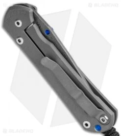 Chris Reeve Small Sebenza 31 Knife Titanium (2.94" Raindrop Damascus) -Benchmadess Zone Chris Reeve Small Sebenza 31 Ti Raindrop Damascus BHQ 99029 jr side