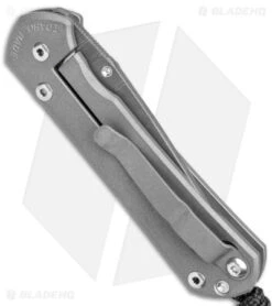 Chris Reeve Small Sebenza 31 Frame Lock Knife Gray Titanium (3" Ladder Damascus) -Benchmadess Zone Chris Reeve Small Sebenza 31 Unique Graphic Amethyst B Damascus BHQ 113454 jr side