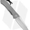 Chris Reeve Umnumzaan Left Hand Frame Lock Knife Titanium (3.675" Plain) LH