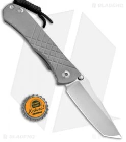 Chris Reeve Umnumzaan Left Hand Frame Lock Knife Titanium (3.675" Plain) LH -Benchmadess Zone Chris Reeve Umnumzaan LH Ti Folder Plain UMN 1003 BHQ 102232 jr bottlecap
