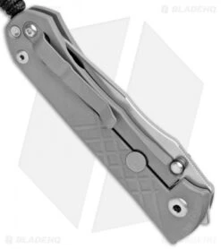 Chris Reeve Umnumzaan Left Hand Frame Lock Knife Titanium (3.675" Plain) LH -Benchmadess Zone Chris Reeve Umnumzaan LH Ti Folder Plain UMN 1003 BHQ 102232 jr side