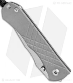 Chris Reeve Umnumzaan Left Hand Frame Lock Knife Titanium (3.675" Plain) LH -Benchmadess Zone Chris Reeve Umnumzaan LH Ti Folder Plain UMN 1003 BHQ 102232 jr spine