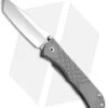 Chris Reeve Umnumzaan Tanto Frame Lock Knife Titanium (3.7" Stonewash)