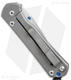 Chris Reeve Small Sebenza 21 Knife (2.94" Stonewash Serr) -Benchmadess Zone Chris Reeve small Sebenza 21 sw serr BHQ 3875 er side