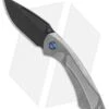 EOS Dorado Frame Lock Knife Titanium W/ Blue Hardware (3.6" Black) -Benchmadess Zone EOS Dorado 505 Ti SW DLC BHQ 86315 er