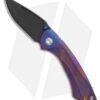 EOS Dorado Frame Lock Knife Purple/Bronze Ti (3.6" Black) -Benchmadess Zone EOS Dorado 506 Ti Anodized Purple Bronze DLC BHQ 86319 er