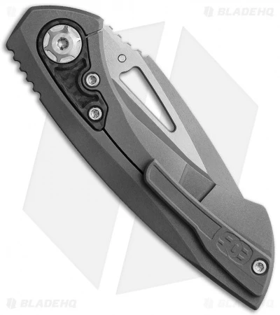 EOS Dorado S Frame Lock Knife Stonewash Titanium/CF (3" Two-Tone) 5 EOS Dorado S Frame Lock Knife Stonewash Titanium/CF (3" Two-Tone) - Image 3