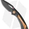 EOS Dorado S Frame Lock Knife Black DLC Titanium/Copper (3" Black DLC) -Benchmadess Zone EOS Dorado S 811 Black Copper Black BHQ 102097 jr
