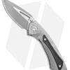 EOS Dorado S Frame Lock Knife Stonewashed/Sasha Titanium (3" Gray)