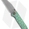 EOS Micro Surgeon Frame Lock Knife Antique Green Hex Ti (3.25" Stonewash XHP) -Benchmadess Zone EOS Micro Surgeon FL Antique Green Hex Ti Bronze BB BHQ 176954 jr