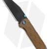 EOS Micro Surgeon Frame Lock Knife Bronze Hex Ti (3.25" Black CTS-XHP)