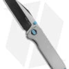 EOS Micro Surgeon Frame Lock Knife Satin Titanium (3.25" TT CTS XHP) -Benchmadess Zone EOS Micro Surgeon FL SW Blue TT BHQ 169105 jr
