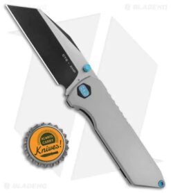 EOS Micro Surgeon Frame Lock Knife Satin Titanium (3.25" TT CTS XHP) -Benchmadess Zone EOS Micro Surgeon FL SW Blue TT BHQ 169105 jr bottlecap