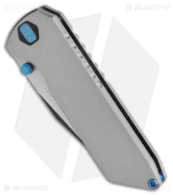 EOS Micro Surgeon Frame Lock Knife Satin Titanium (3.25" TT CTS XHP) -Benchmadess Zone EOS Micro Surgeon FL SW Blue TT BHQ 169105 jr spine