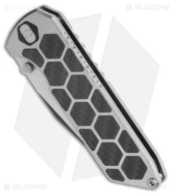 EOS Micro Surgeon Frame Lock Knife Satin Ti/Carbon Fiber (3.25" TT CTS XHP) -Benchmadess Zone EOS Micro Surgeon FL Satin CF TT BHQ 169131 jr spine