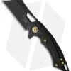 EOS Mini Nautilus Frame Lock Knife Black Titanium (3.25" Black)