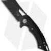 EOS Mini Nautilus Frame Lock Knife Titanium/Carbon Fiber Blackout (3.25" Black)