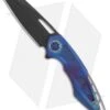 EOS Neptune Flipper Knife Purple/Blue Ano Ti (3.1" Black DLC) -Benchmadess Zone EOS Neptune 610 Ti Anodize Purple Blue DLC BHQ 86305 er