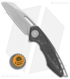 EOS Neptune Flipper Knife Black DLC Ti (3.1" Stonewash) -Benchmadess Zone EOS Neptune 616 Ti Black DLC SW BHQ 86209 er bottlecap