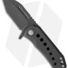 EOS Orca-S Frame Lock Knife Black Titanium (3" Black)