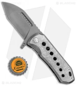 EOS Orca-S Frame Lock Knife Titanium W/ Copper Backspacer (3" Bead Blast) -Benchmadess Zone EOS Orca S Ti Copper Backspacer BB BHQ 71844 jr bottlecap