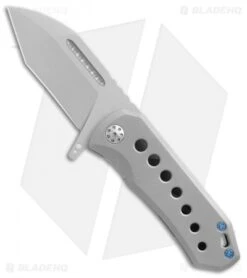 EOS Orca-S Frame Lock Knife Titantum/Ano Hardware (3" Bead Blast)